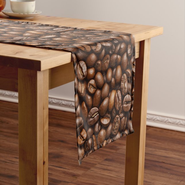 Röstkaffee Kurzer Tischläufer (Beispiel)