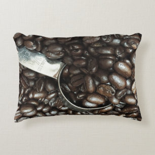 Röstkaffee mit Silberschott Dekokissen