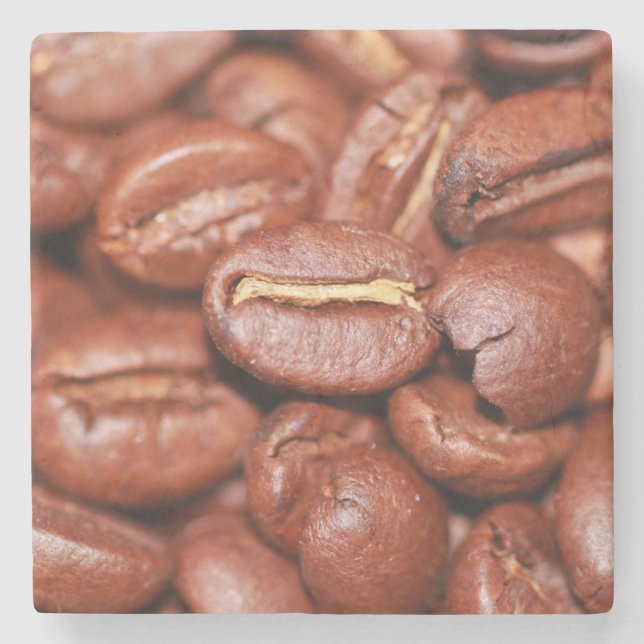 Röstkaffee Steinuntersetzer (Vorderseite)