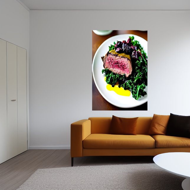 Röstliche Tenderloinschale | AI Art Poster (Von Creator hochgeladen)