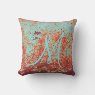 Rostmonogramm Kissen