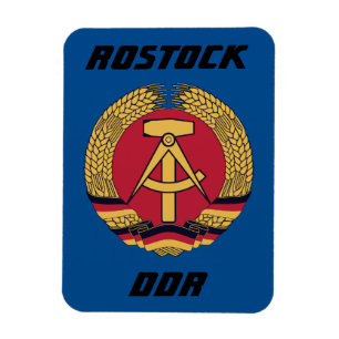 Rostock, DDR, Rostock, Sozialistin Ostdeutschland Magnet