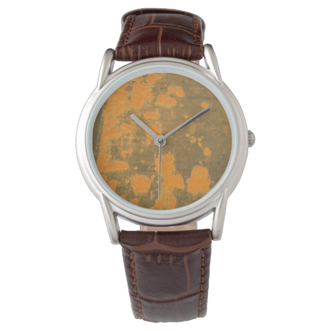 Rostrot Armbanduhr (Vorderseite)