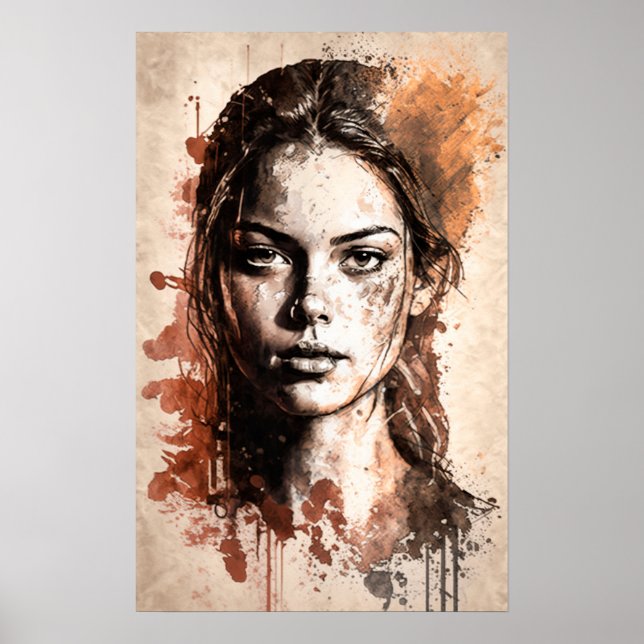 Rostrot Poster (Vorne)