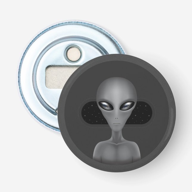 Roswell Alien Flaschenöffner (Vorderseite)