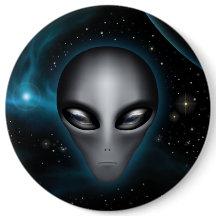 Roswell Alien II (Button)