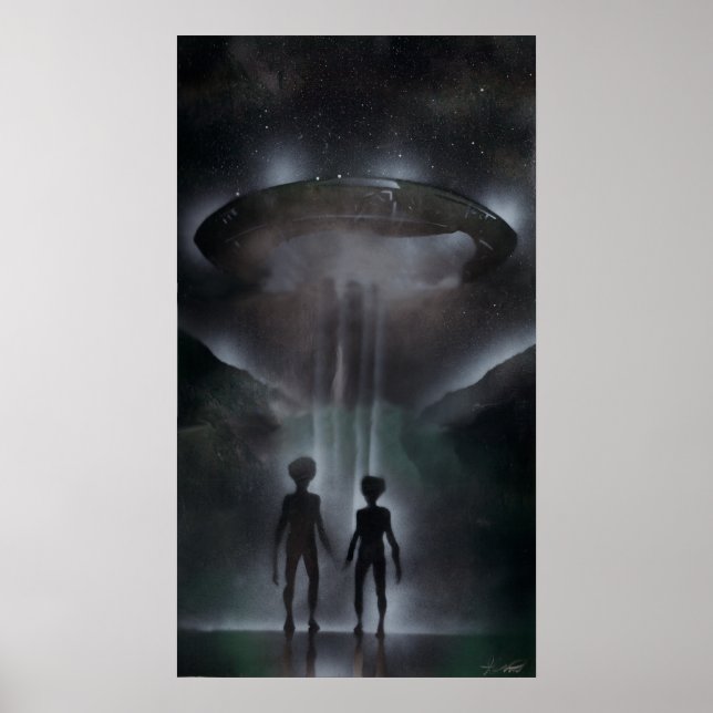 Roswell Alien Poster (Vorne)