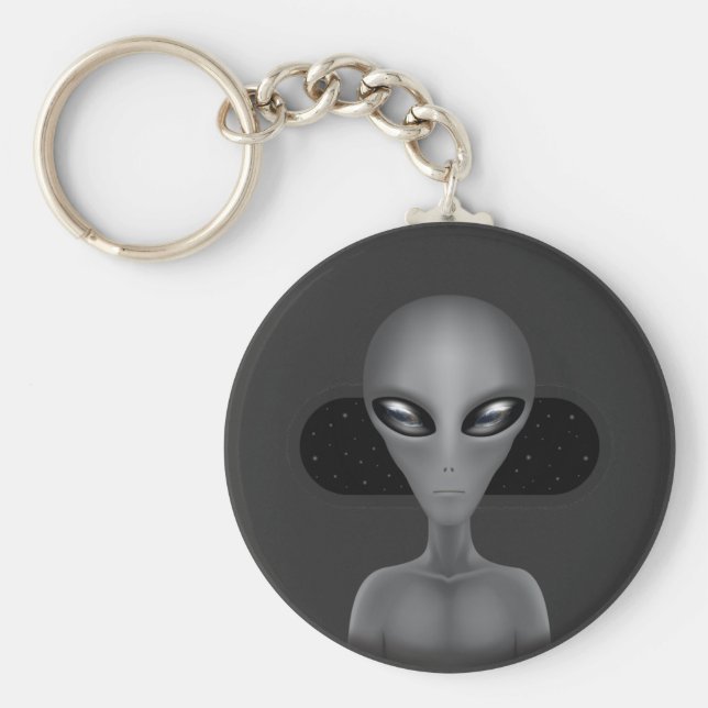 Roswell Alien Schlüsselanhänger (Vorne)