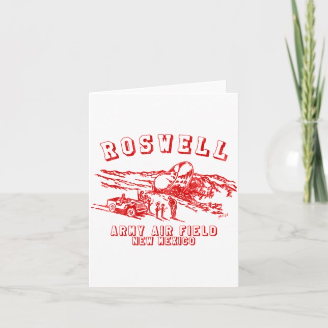 Roswell Army Air Field New Mexico  Karte (Vorderseite)