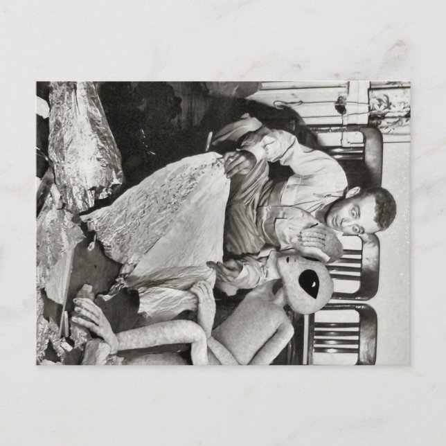 Roswell Crash Postkarte (Vorderseite)