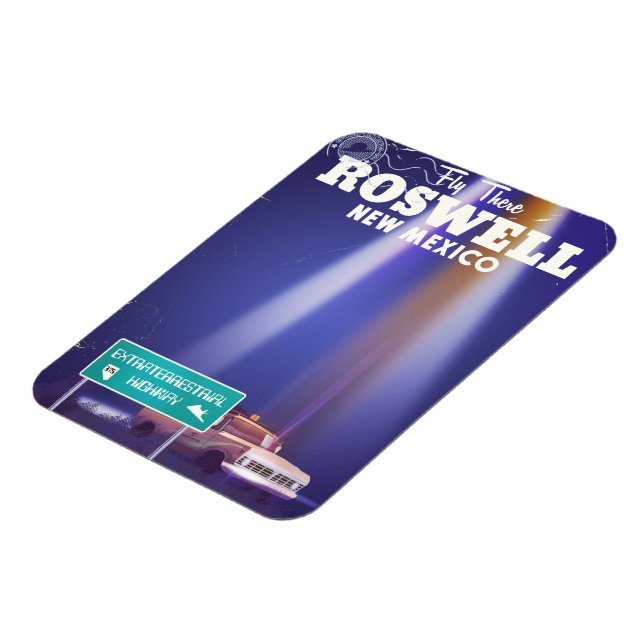 Roswell Extraterrestriale Highway-Poster Magnet (Linke Seite)