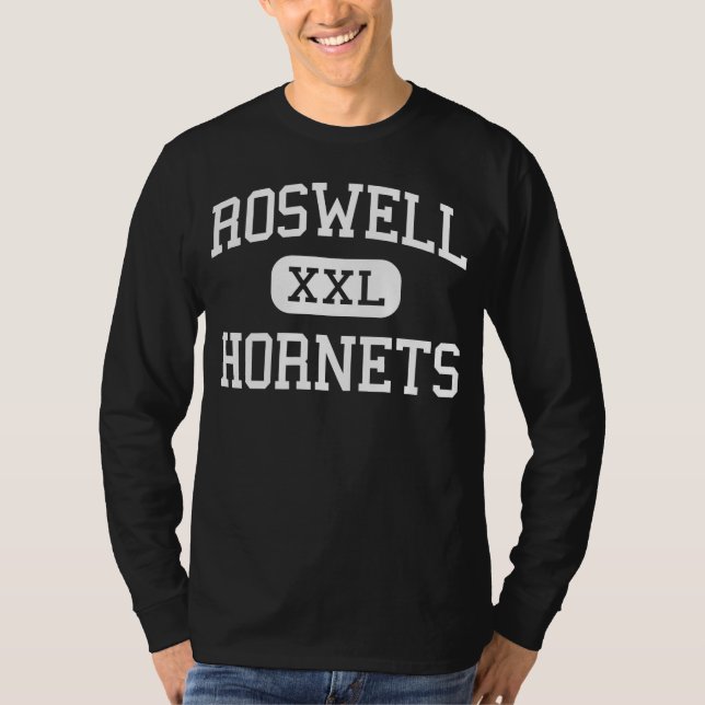 Roswell - Hornissen - Highschool - Roswell Georgia T-Shirt (Vorderseite)