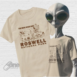 Roswell National Park UFO Flying Saucer Außerirdis T-Shirt