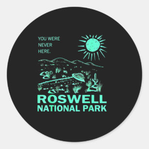 Roswell Nationalpark New Mexico Runder Aufkleber
