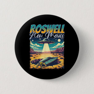 Roswell New Mexico 1947 Außerirdische Entführung U Button