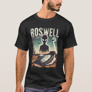 Roswell New Mexico 1947 Außerirdische Entführung U T-Shirt