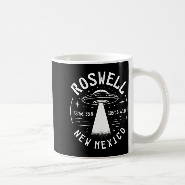 Roswell New Mexico Alien Ufo Area 51  Kaffeetasse (Rechts)