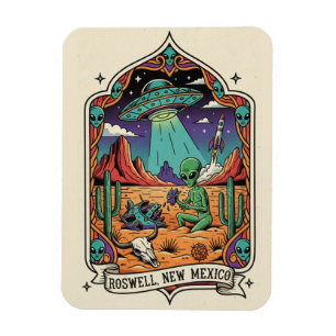 Roswell New Mexico Außerirdischer Magnet
