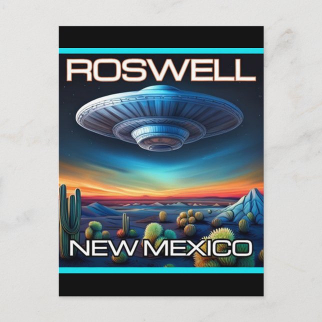 Roswell New Mexico Postcard Postkarte (Vorderseite)