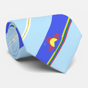 Roswell (New Mexico) Stadtflagge Neck Tie Krawatte