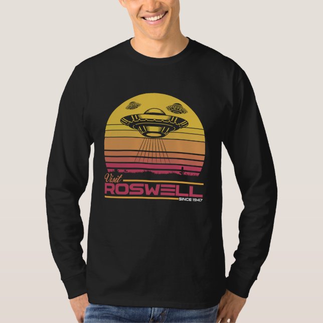 Roswell New Mexico UFO Visit T-Shirt (Vorderseite)