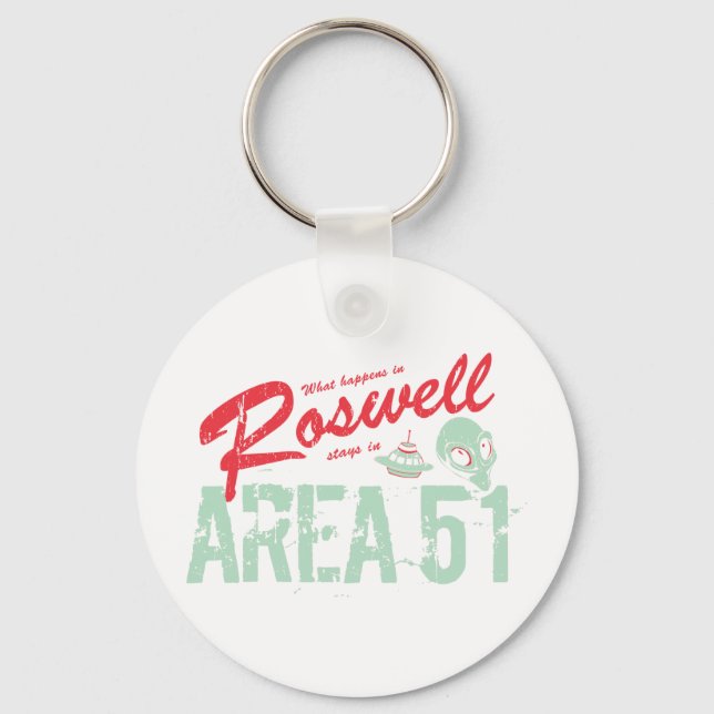 Roswell Schlüsselanhänger (Vorderseite)