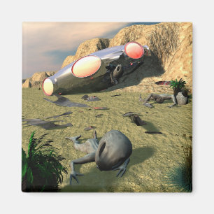 Roswell UFO-Abbruchs-Magnet Magnet