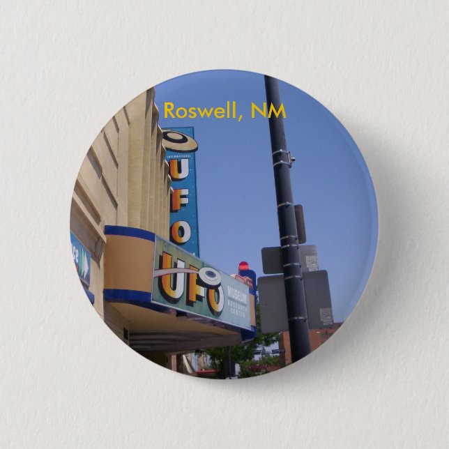 Roswell UFO-Museums-Button Button (Vorderseite)