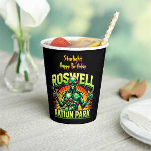 Roswells Alien-Begegnungspark wartet! Pappbecher