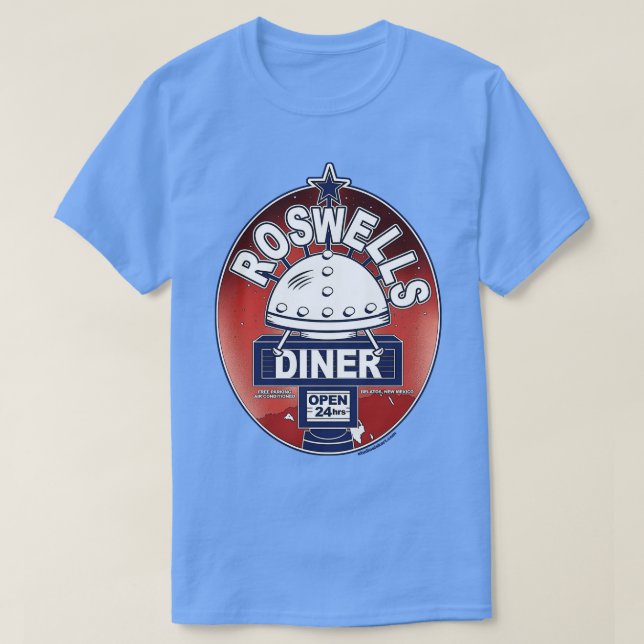 Roswells Diner Souvenir Tshirt (Design vorne)