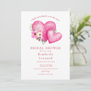 Rosy Blooms Baby shower amoureux Invitation