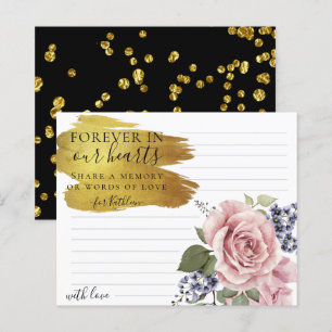 Rosy Floral Elegant Partager une carte mémoire fun