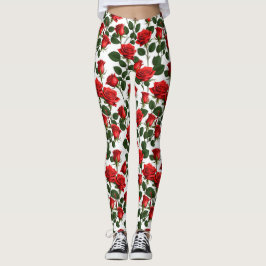 Rosy Riot: Der Thorny Tango der Liebe Leggings