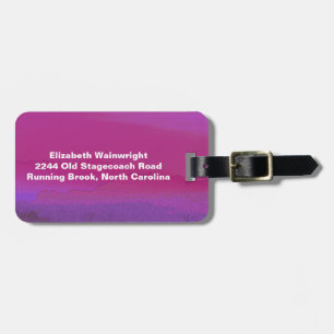 Rosy Sunset Luggage Tag Gepäckanhänger