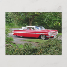 Rot 1960 Impala Postkarte