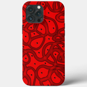 Rot abstrahiert Case-Mate iPhone hülle