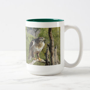 Rot angebundene Falke-Tasse Zweifarbige Tasse