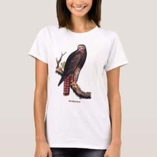 Rot angebundener Falke (betitelt) T-Shirt
