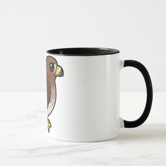 Rot-angebundener Falke Tasse (Rechts)