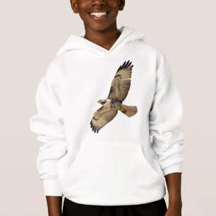Rot angebundenes Falke-Vogel-Tier-Tier scherzt T - Hoodie