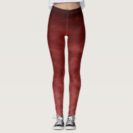 Rot-Aquarell Leggings