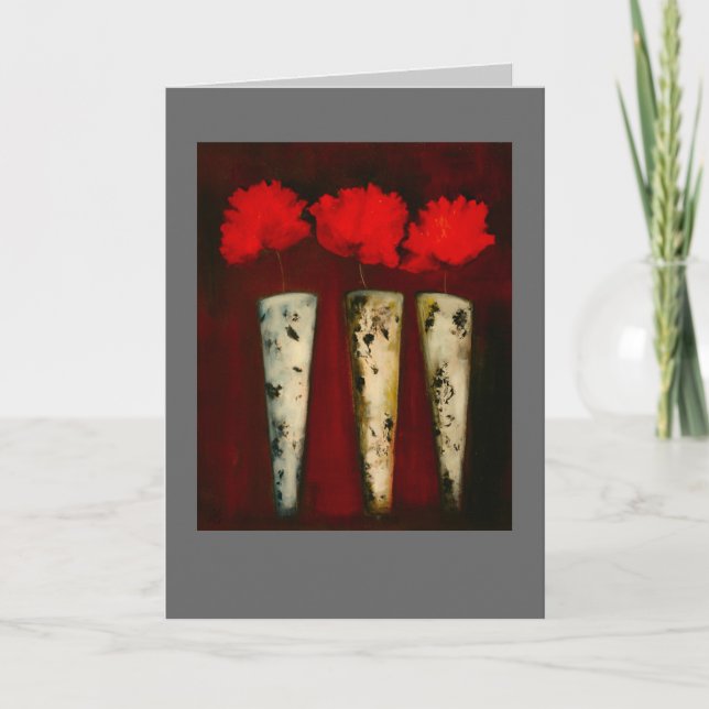 Rot auf roter Karte (Vorderseite)