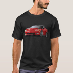 Rot-Auto Korvette ZR1 T-Shirt