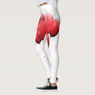 Rot-Ballon   Zazzle_Growshop. Leggings