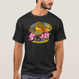 ROT-BILLIERTE LEIOTHRIX-VÖGEL - ALOHA T-Shirt