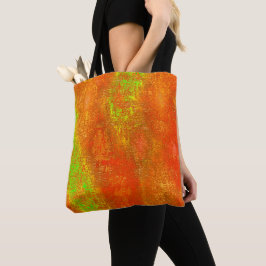 Rot bis Limon mit Grooves und gemaschter Farbe Tasche