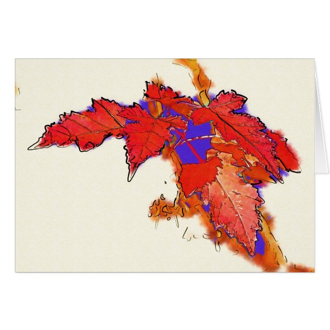 Rot-Blätter im Sun (Vorderseite (Horizontal))
