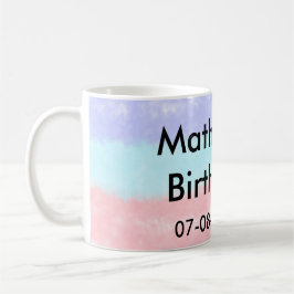 Rot-Blau-amerikanischer Junge Geburtstag hinzufüge Kaffeetasse