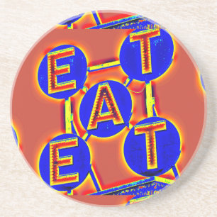 Rot-Blau-Ass-Untersetzer Getränkeuntersetzer