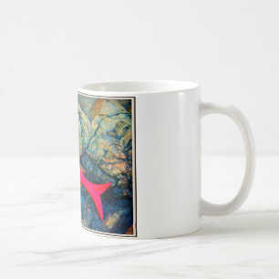 Rot-Blau-Meerjungfrau Kaffeetasse